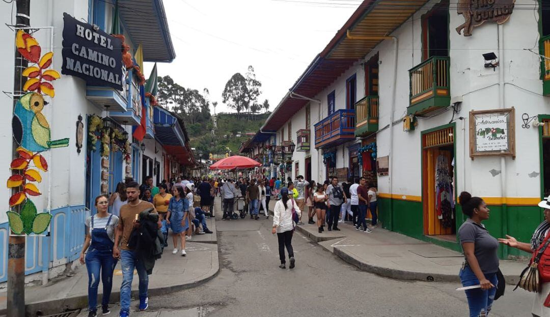 Calle Real de Salento, Quindío que sigue de fiestas en homenaje al libertador
