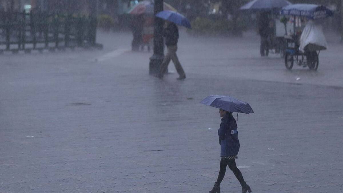 Por onda tropical, lluvias aumentarán 30% este fin de semana