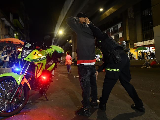 Viaducto del Metro de Medellín- foto policía Metropolitana