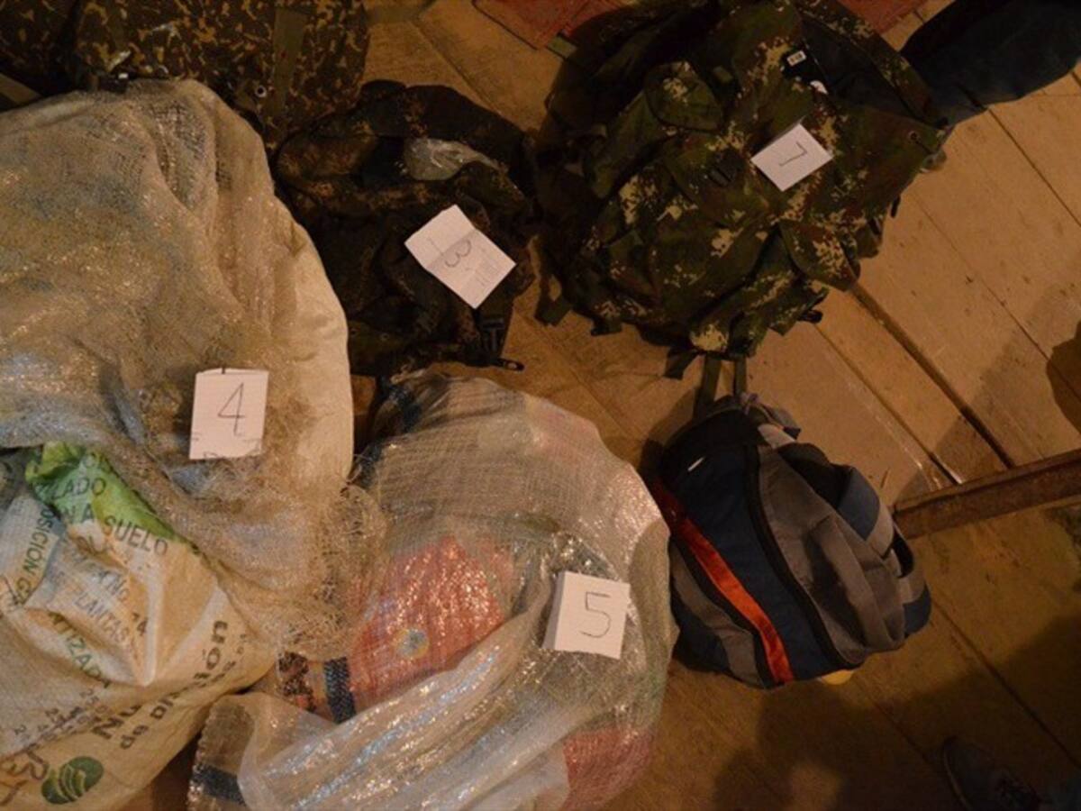 Indígenas incautan material bélico en Suárez, Cauca