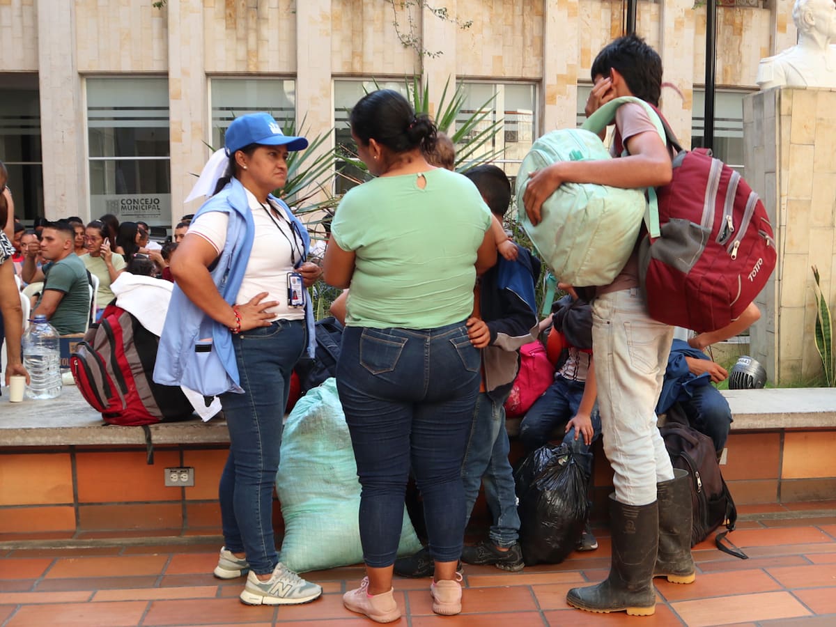 930 familias han llegado desplazadas desde el Catatumbo a la ciudad de Cúcuta