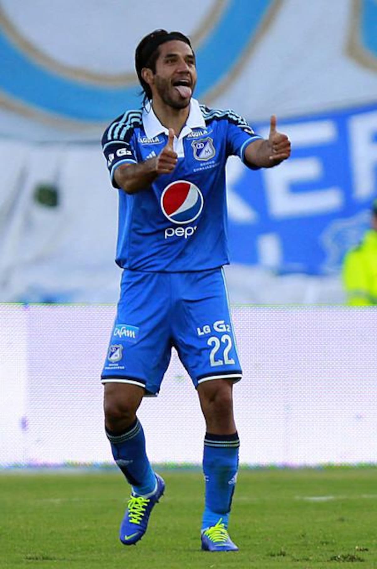 El volante colombiano no marcaba en Colombia desde 2003, cuando jugaba con América. Su último gol había sido en 2012, jugando con Independiente. La anotación contra Deportivo Cali le significó el triunfo 1-0 a Millos, en El Campín.