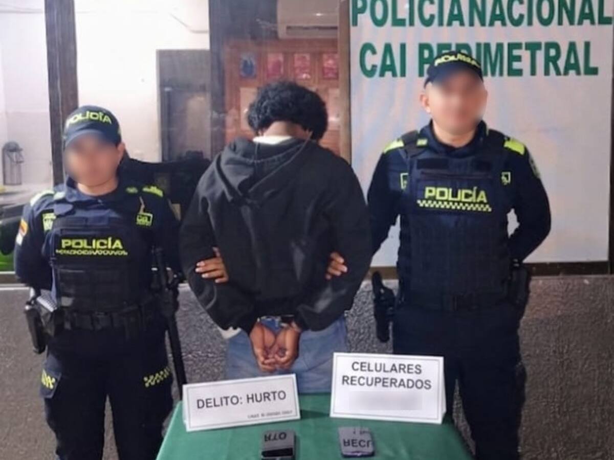 Cae ‘El Otto’, señalado de hurtar dos IPhone a una mujer mediante raponazo