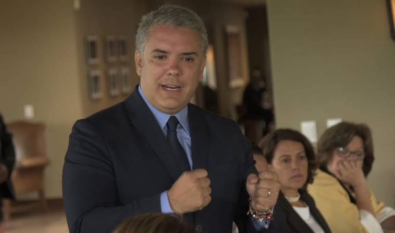Presidente electo Iván Duque.