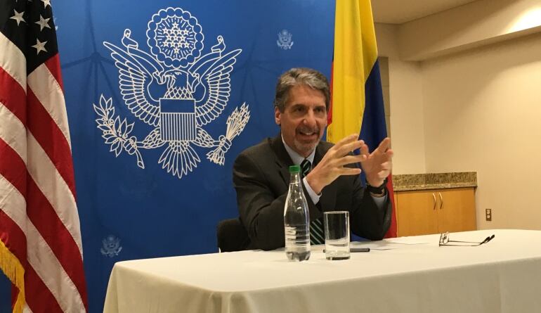 El embajador de Estados Unidos en Colombia, Kevin Whitaker.