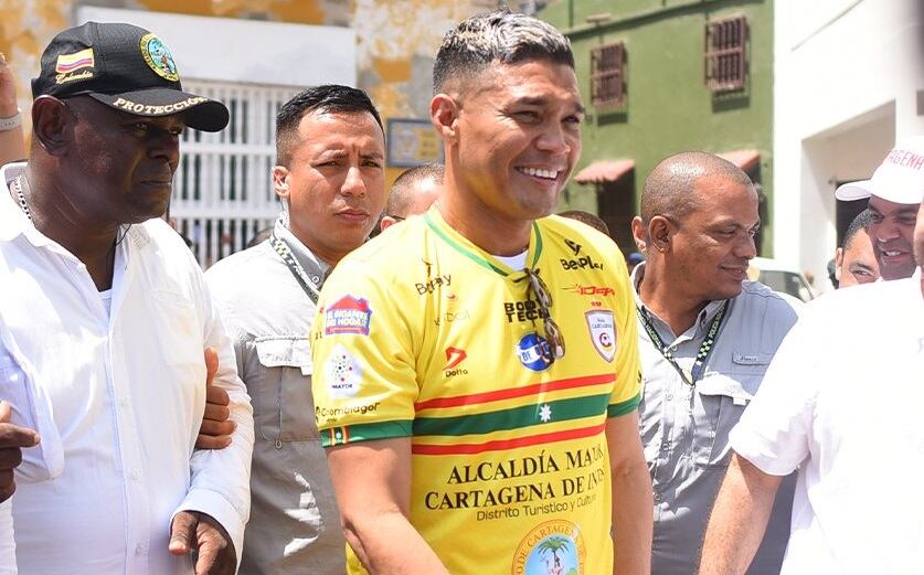 Teófilo Gutiérrez, jugador del Real Cartagena / Real Cartagena