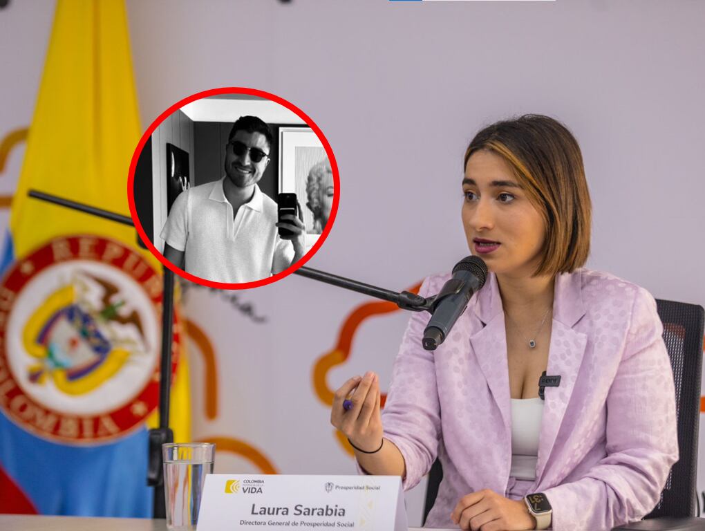 Directora del Departamento Administrativo de la Presidencia de la República (Dapre), Laura Sarabia y su hermano menor Andrés Sarabia