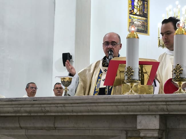 Monseñor Luis Fernando Rodríguez, arzobispo de Cali / Foto Caracol Radio