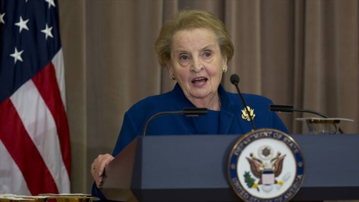 Hay que mantener optimismo de cara a las negociaciones: Madeleine Albright