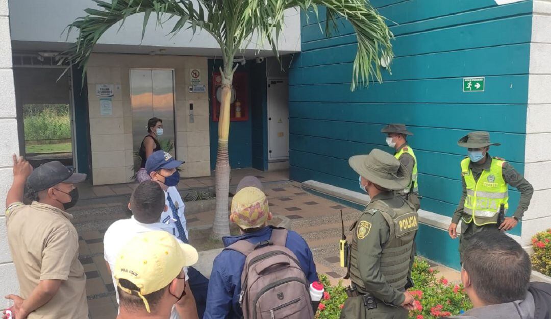 El hecho se presentó en e una de las torres del Conjunto residencial El Club, en el barrio La Carolina al sur de Cartagena