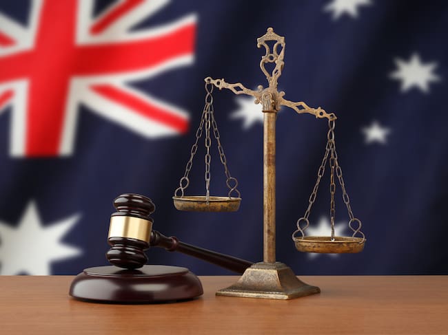 Imagen de referencia de justicia en Australia. Foto: Getty Images