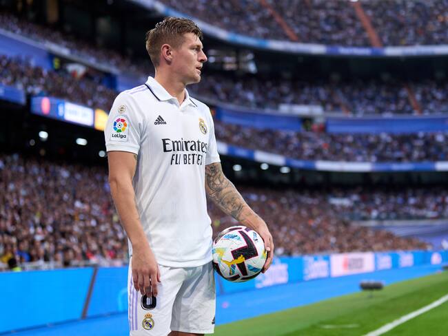 Toni Kroos, volante alemán del Real Madrid.