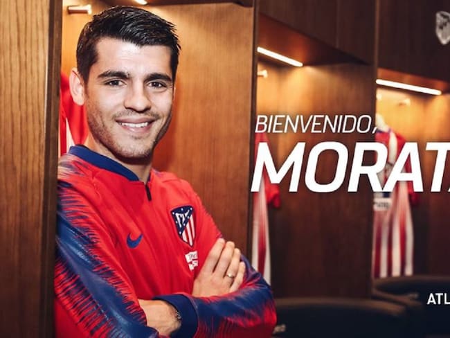 Álvaro Morata llega al Atlético de Madrid