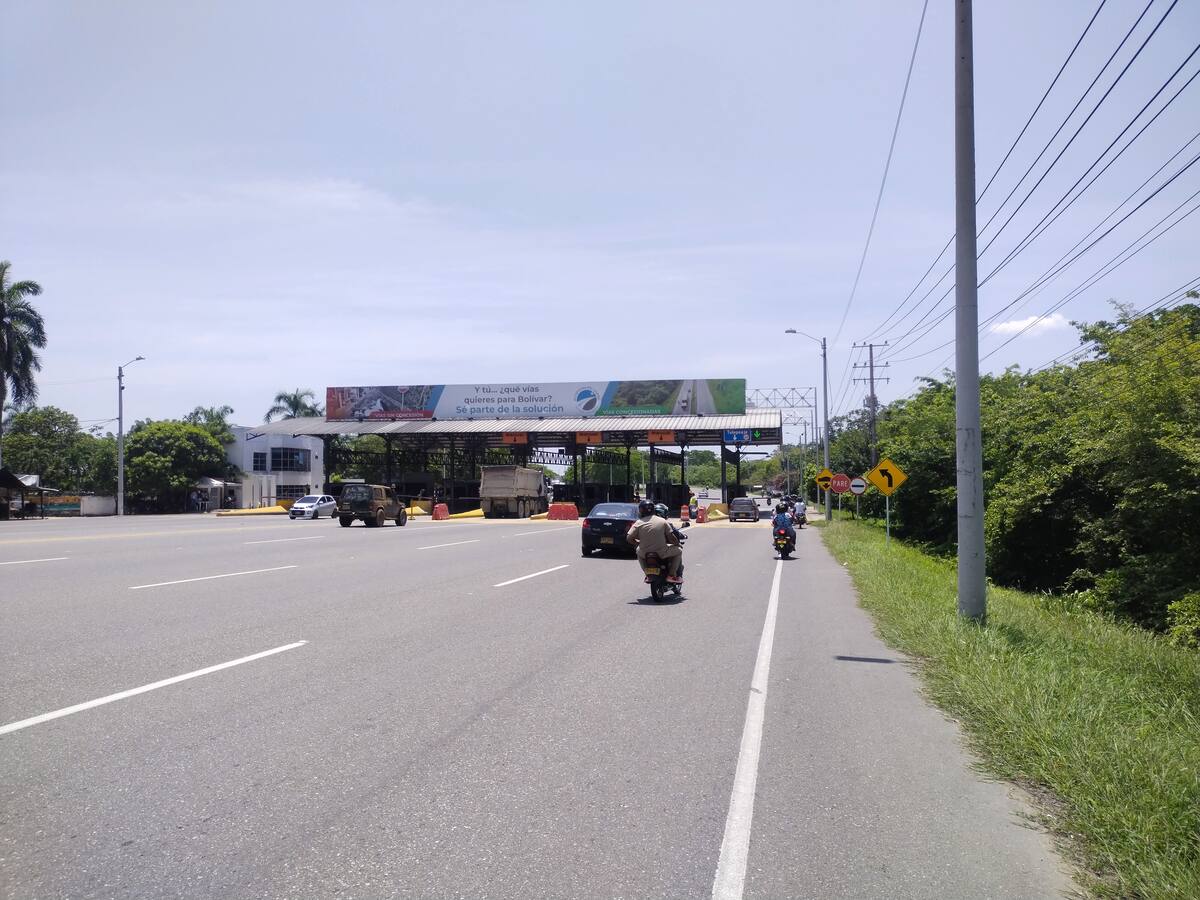 Líderes bolivarenses insisten en liquidación a peaje en Turbaco