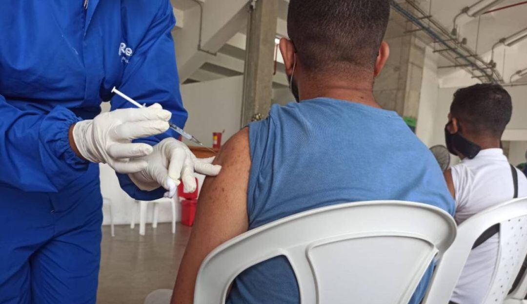 Vacunación de los jovenes en Barranquilla.