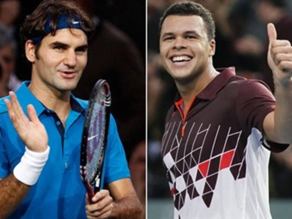 Roger Federer frente Jo-Wilfried Tsonga en Bogotá