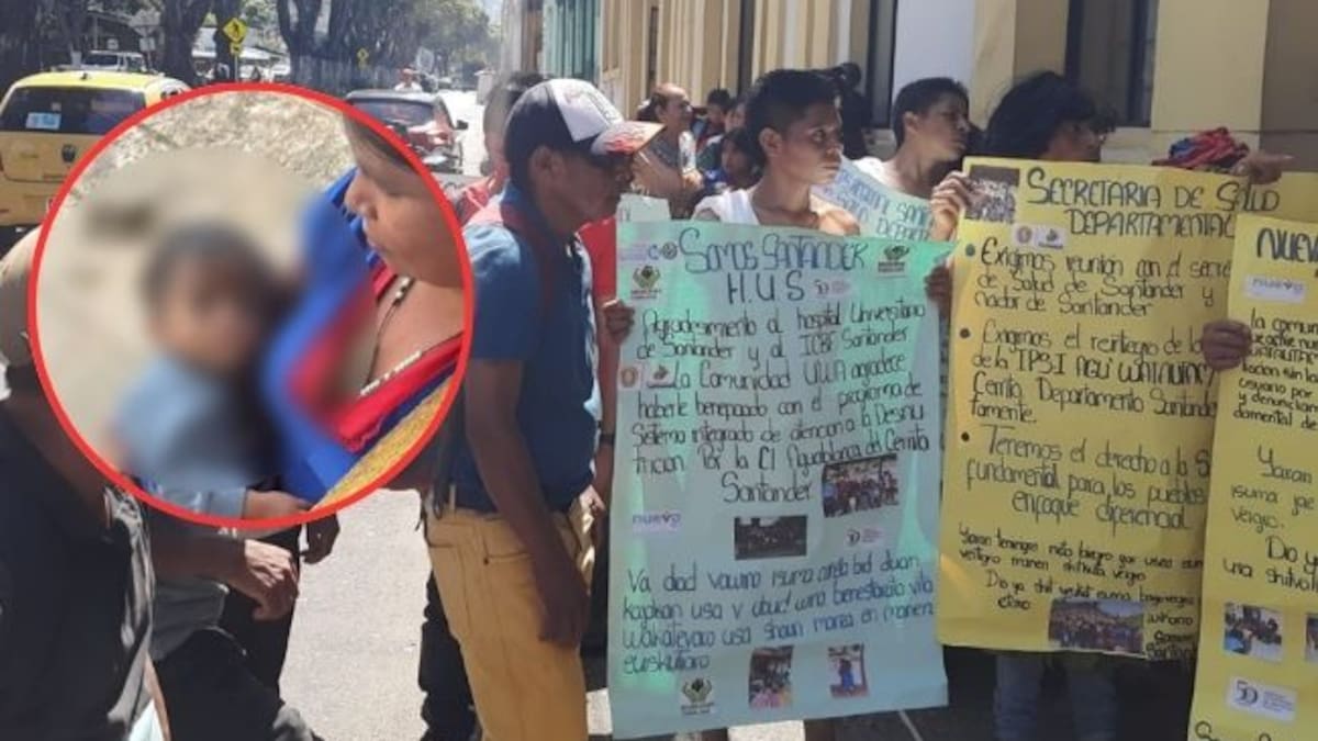 Niño U’wa murió por tos ferina: denuncian que pasó por 3 departamentos para recibir atención médica