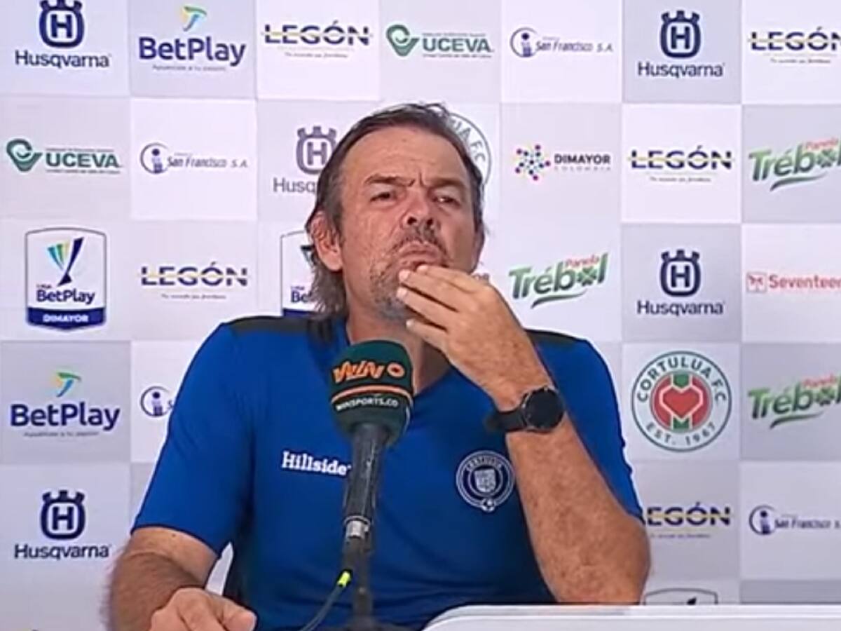 Técnico de Cortuluá aclaró por qué omitió hablar de los hechos contra el Cali