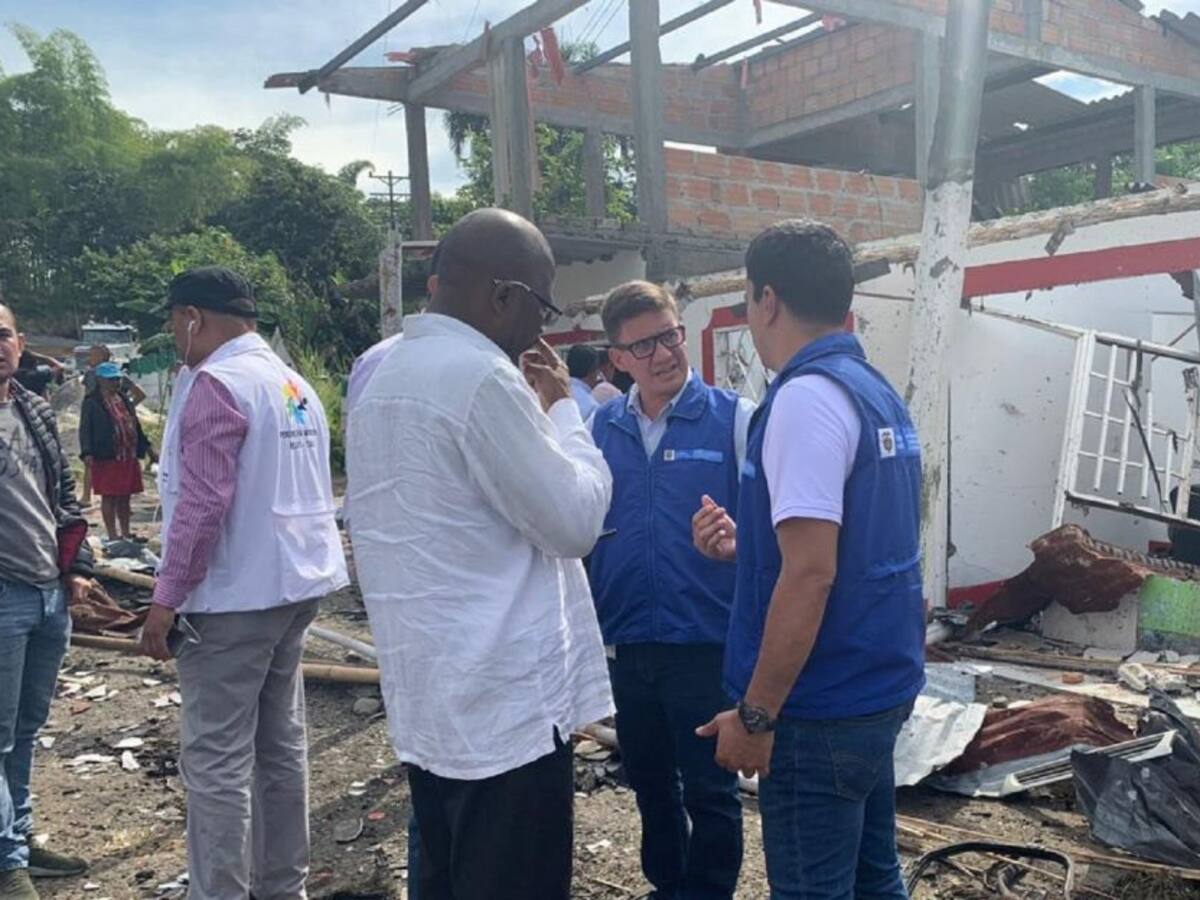 Unidad para las Víctimas en Cauca evalúa atención a afectados por explosión