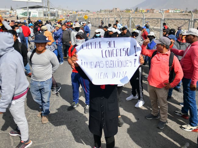 Manifestaciones en Arequipa, Perú / Foto: GettyImages