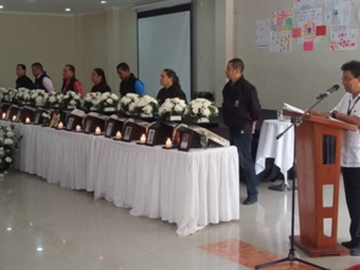 Entregan restos de víctimas de grupos armados en el Magdalena