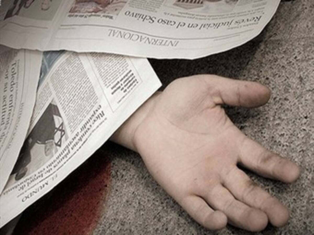 Concluye el año más mortal para los periodistas desde 1997