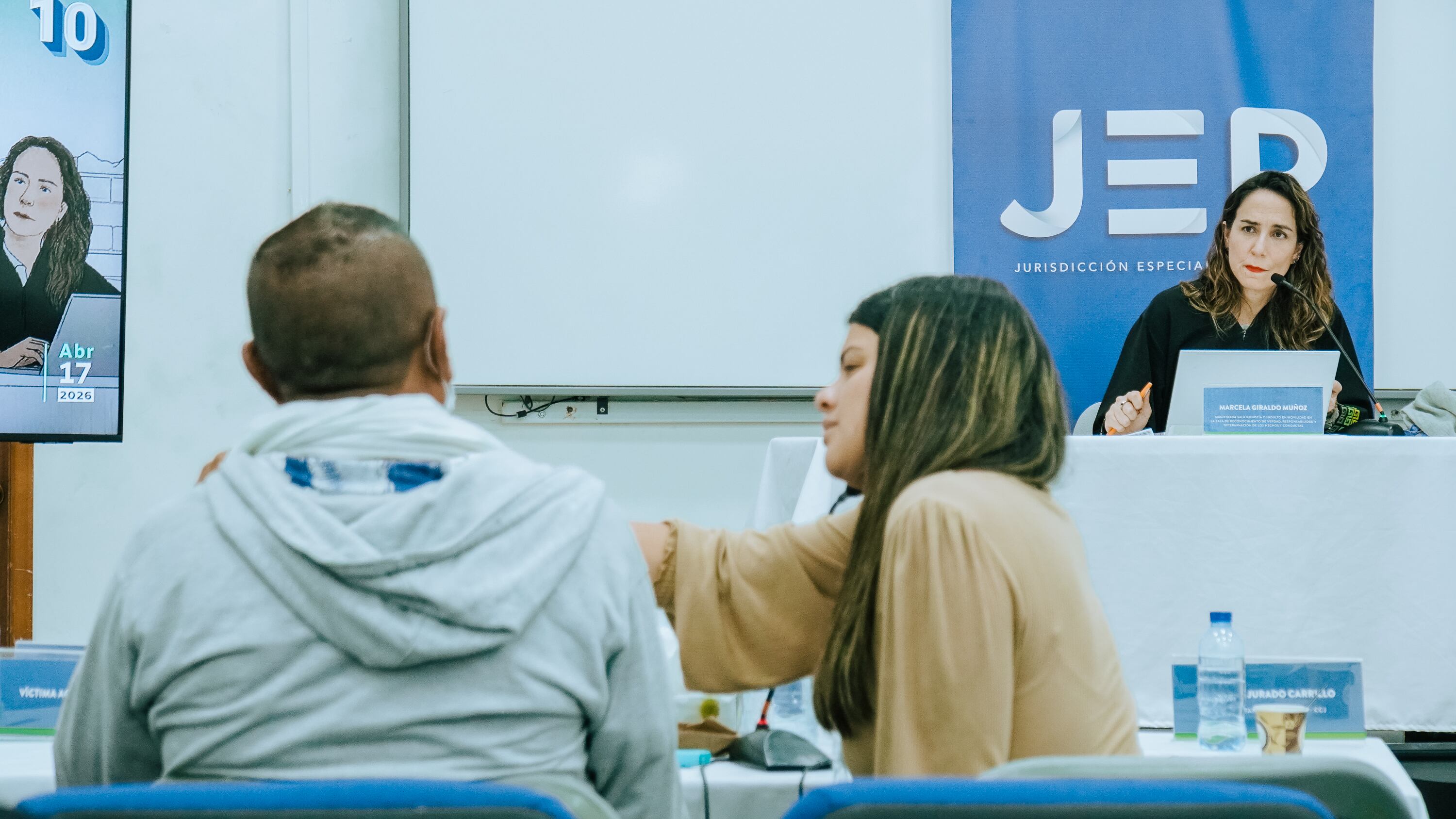 Audiencias con víctimas ante la Jurisdicción Especial para la Paz. Foto cortesía JEP