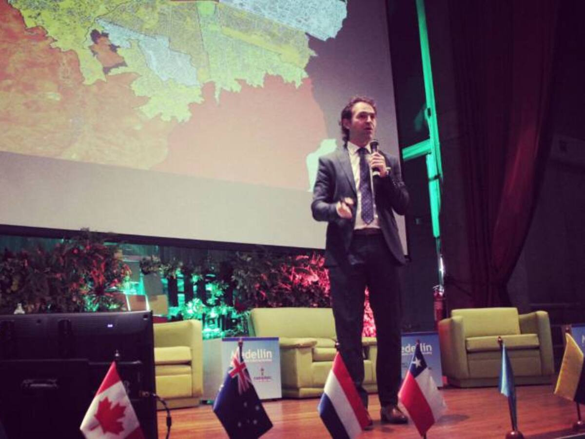 El Alcalde, Federico Gutiérrez, invitó al mundo a mantener su compromiso con Medellín