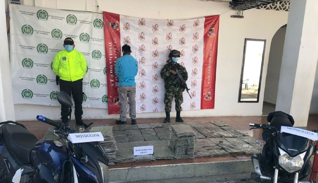 Cargamento de droga incautado sur del Tolima