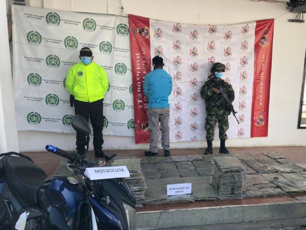 Cargamento de droga fue incautado en el sur del Tolima
