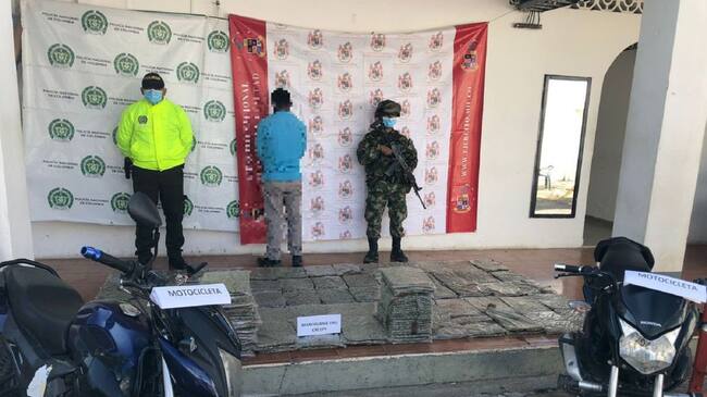 Cargamento de droga incautado sur del Tolima