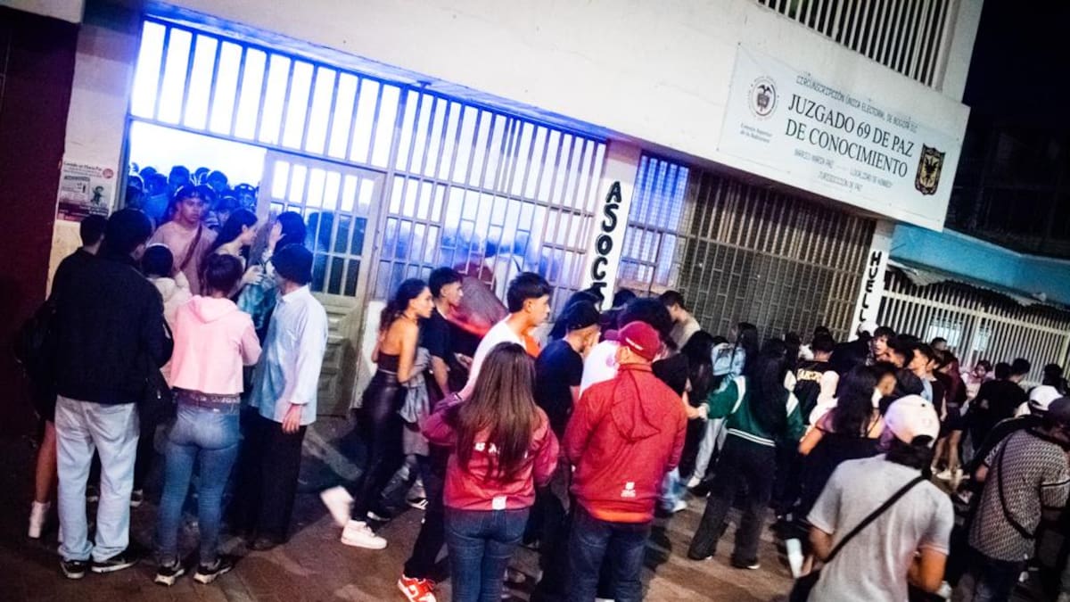 En Bogotá se estaba haciendo una fiesta ilegal en la sede de un Juzgado