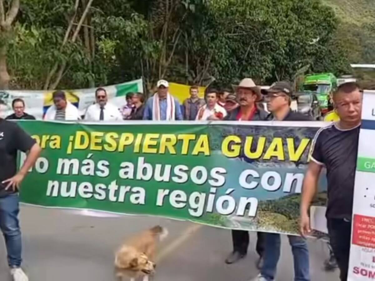 Manifestaciones en El Guavio: se llegan a acuerdos con la población de Ubalá, Cundinamarca