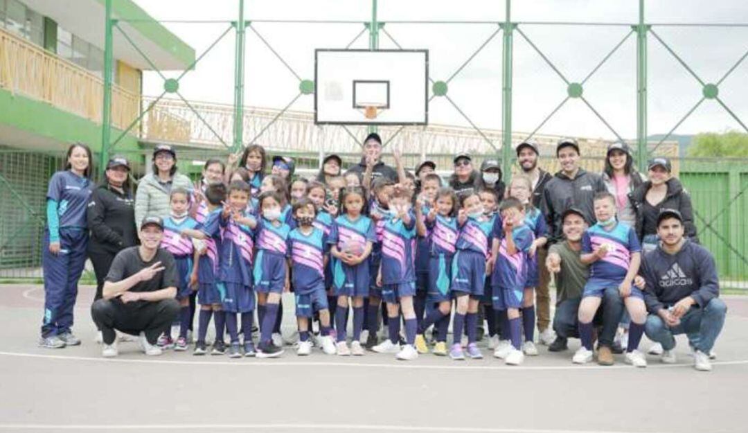 Donación a niños deportistas