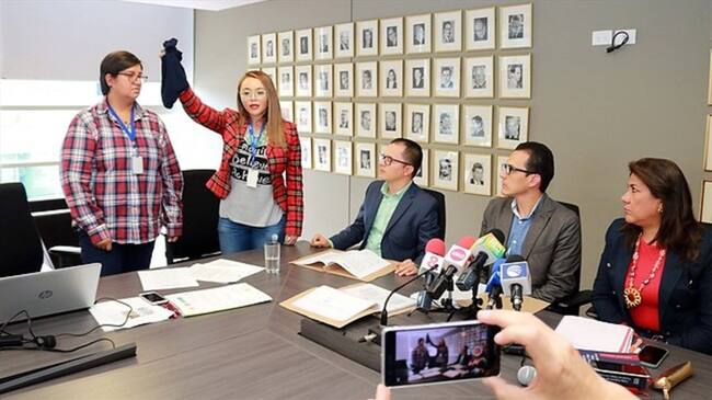 Primer sorteo del Tribunal de arbitramento. Foto: Colprensa