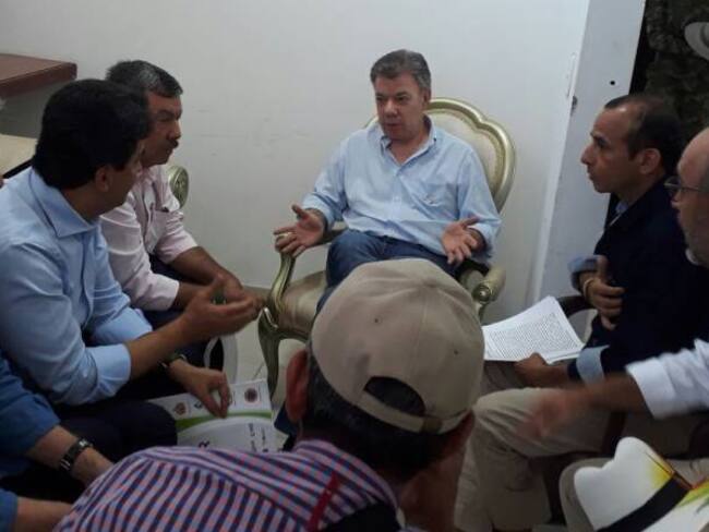 Arroceros de Huila fueron escuchados por el presidente Santos