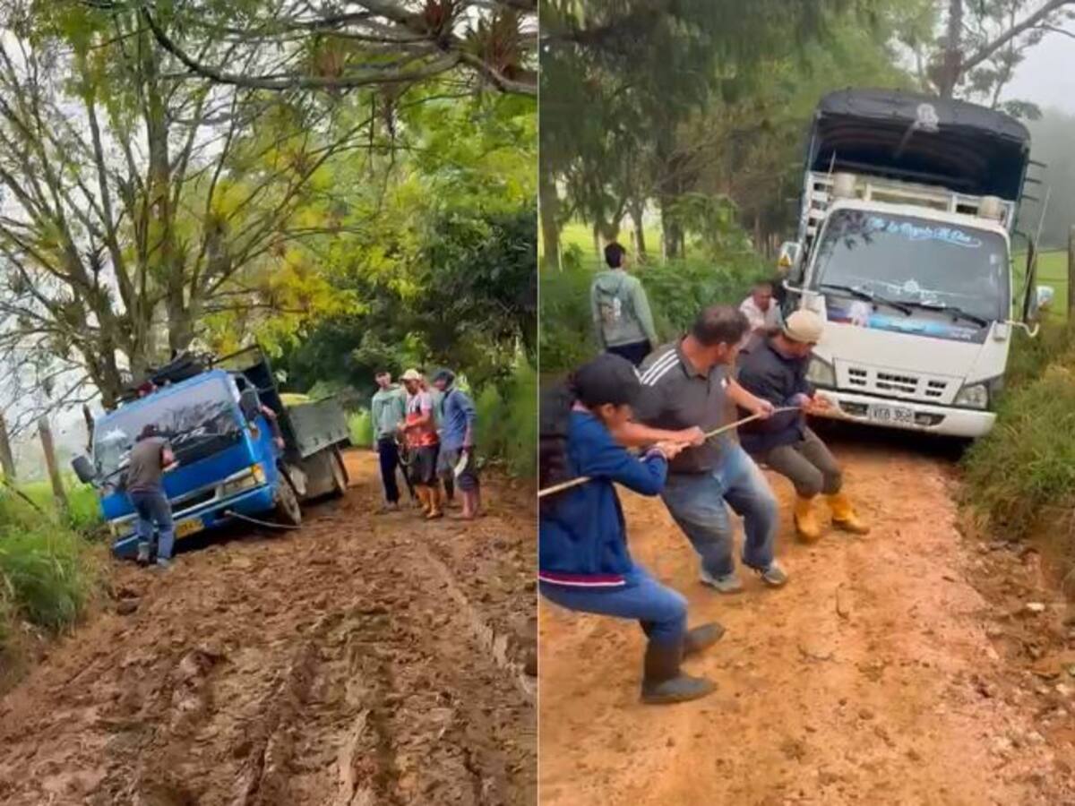 VIDEO | “Por eso toca levantar talanqueras”: comunidad por deterioro de vía en Los Santos, Santander