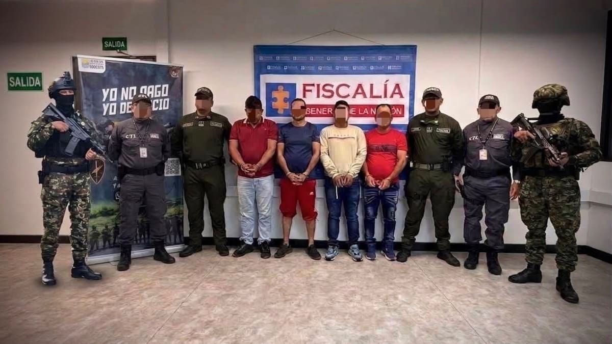 Cuatro capturados en operación contra ELN por apoderamiento de hidrocarburos en Norte de Santander