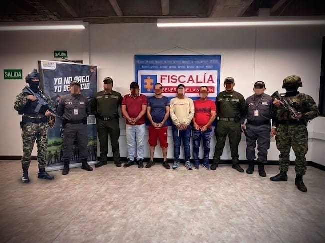 Cuatro capturado en operación contra el ELN en Cúcuta y Villa del Rosario. / Foto: Ejército.
