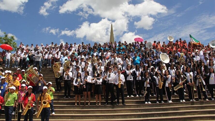 Concurso Departamental de Bandas. Foto: Alcaldía de Paipa