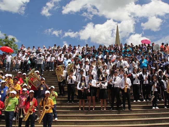 Concurso Departamental de Bandas. Foto: Alcaldía de Paipa