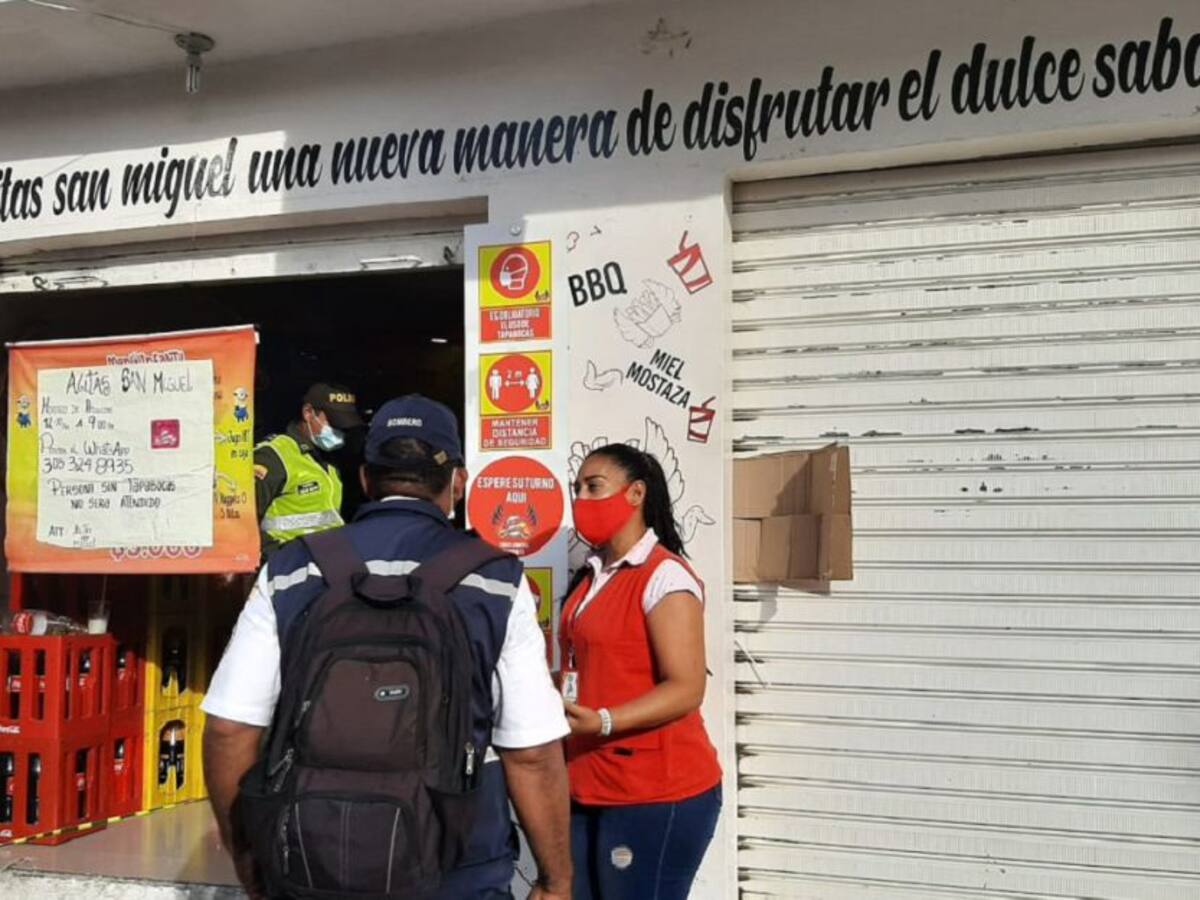 Alcaldía de Cartagena advierte a negocios que deben seguir con bioseguridad