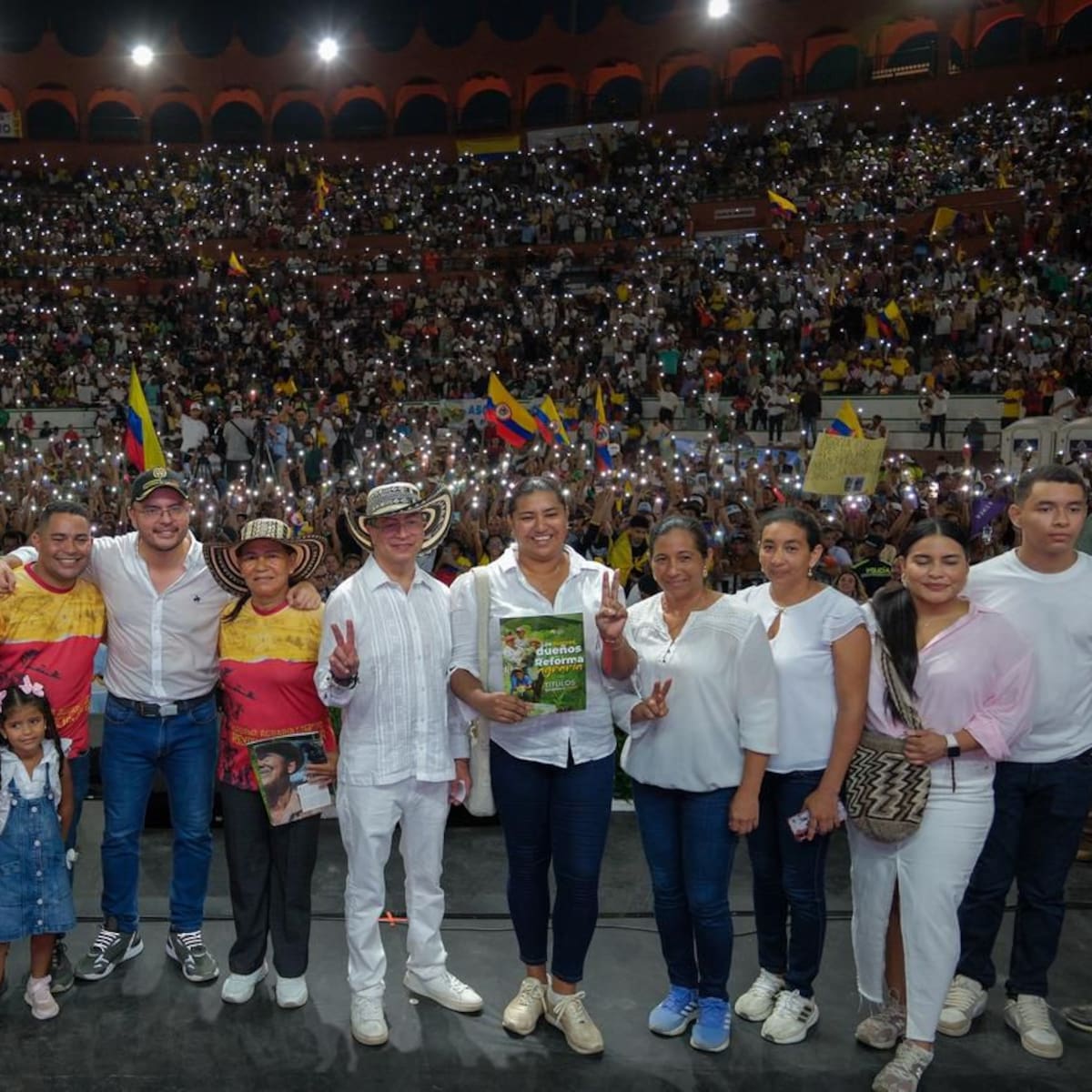 Presidente Petro fortaleció la Reforma Agraria con entrega masiva de tierras en el caribe
