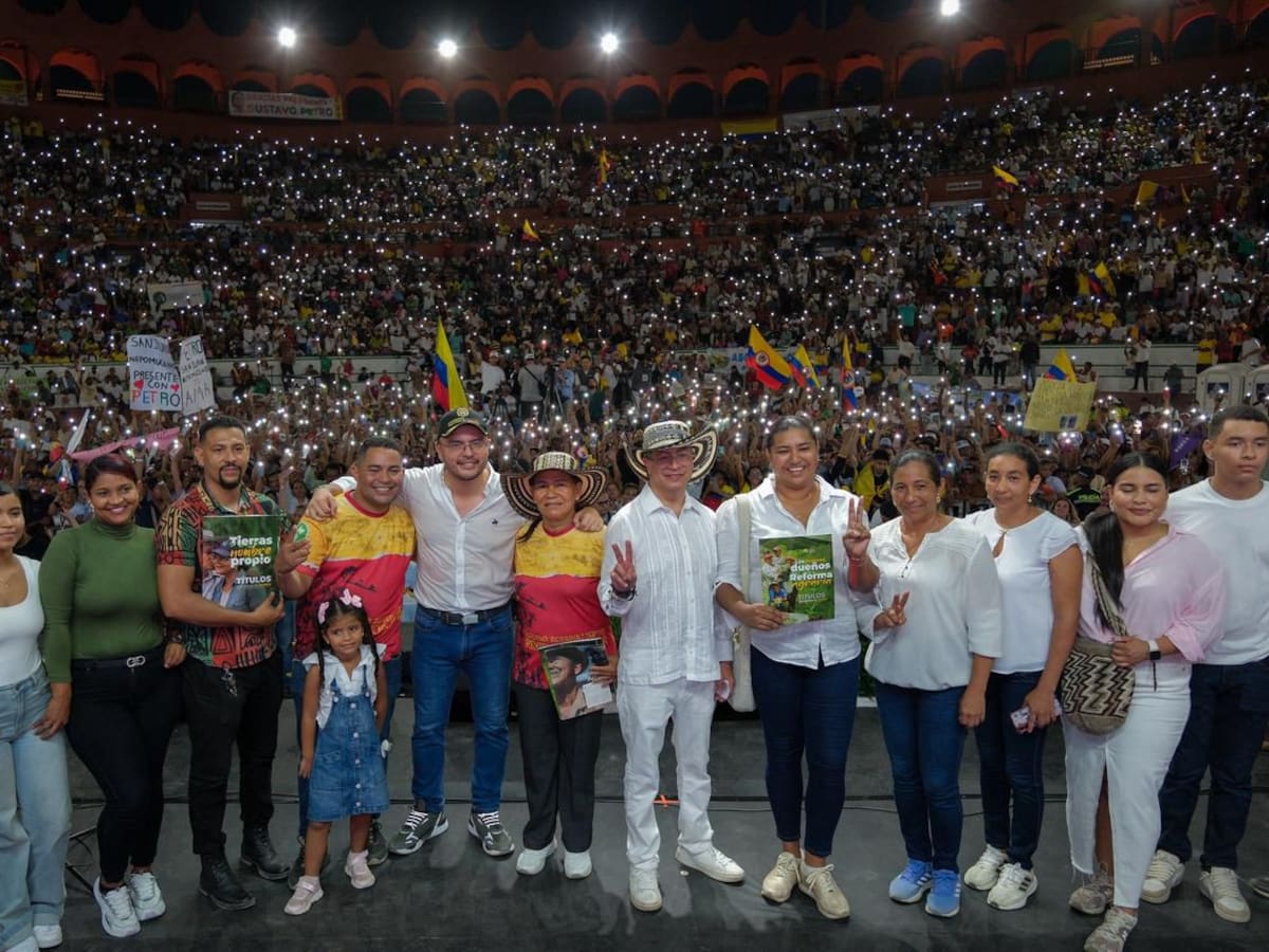 Presidente Petro fortaleció la Reforma Agraria con entrega masiva de tierras en el caribe