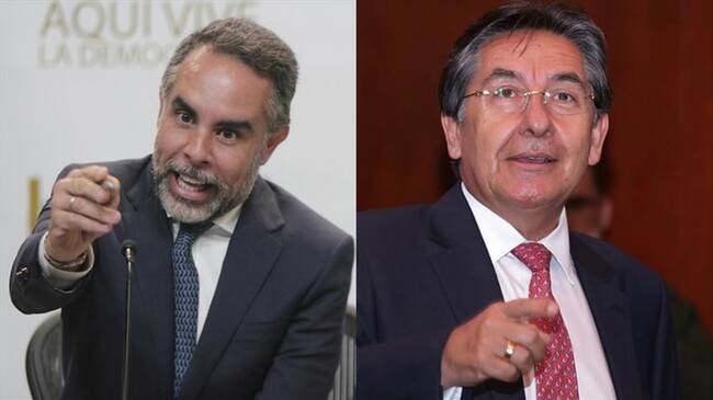 Benedetti denuncia al fiscal ante la Comisión de Acusaciones. Foto: Colprensa