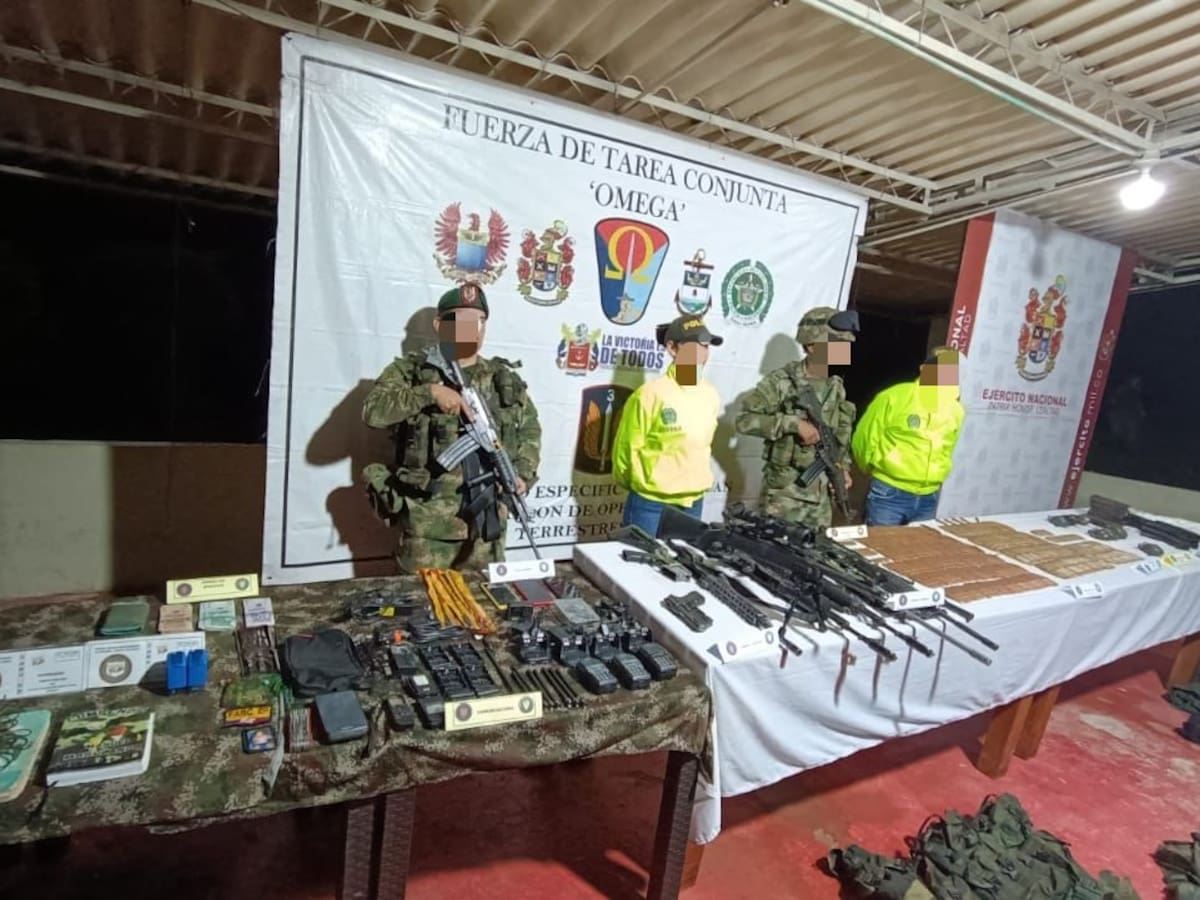 Incautan armamento que sería usado en combates entre disidencias FARC