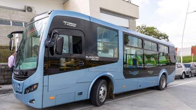 Bus 100 % eléctrico de Busscar.