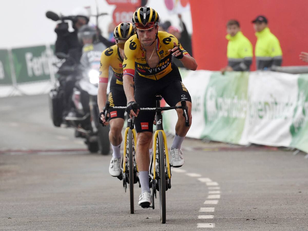 El Jumbo-Visma vuelve a exhibirse y hace el 1, 2 y 3 en la etapa 17 de la Vuelta a España