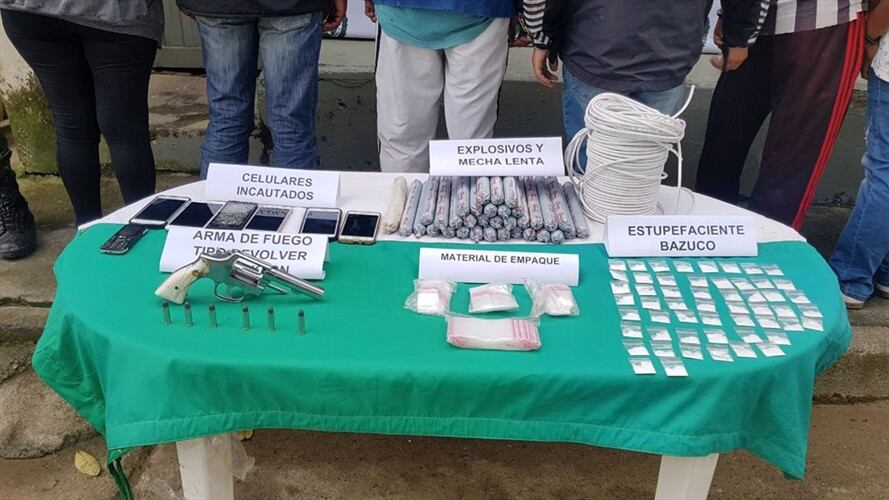 Varios hechos judiciales se presentaron en las últimas 72 horas en Caldas, que incluyen la captura de 61 personas. Foto: Policía