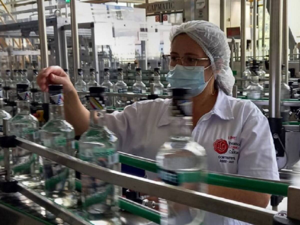 Insumos de la Industria Licorera de Caldas costosos por pandemia